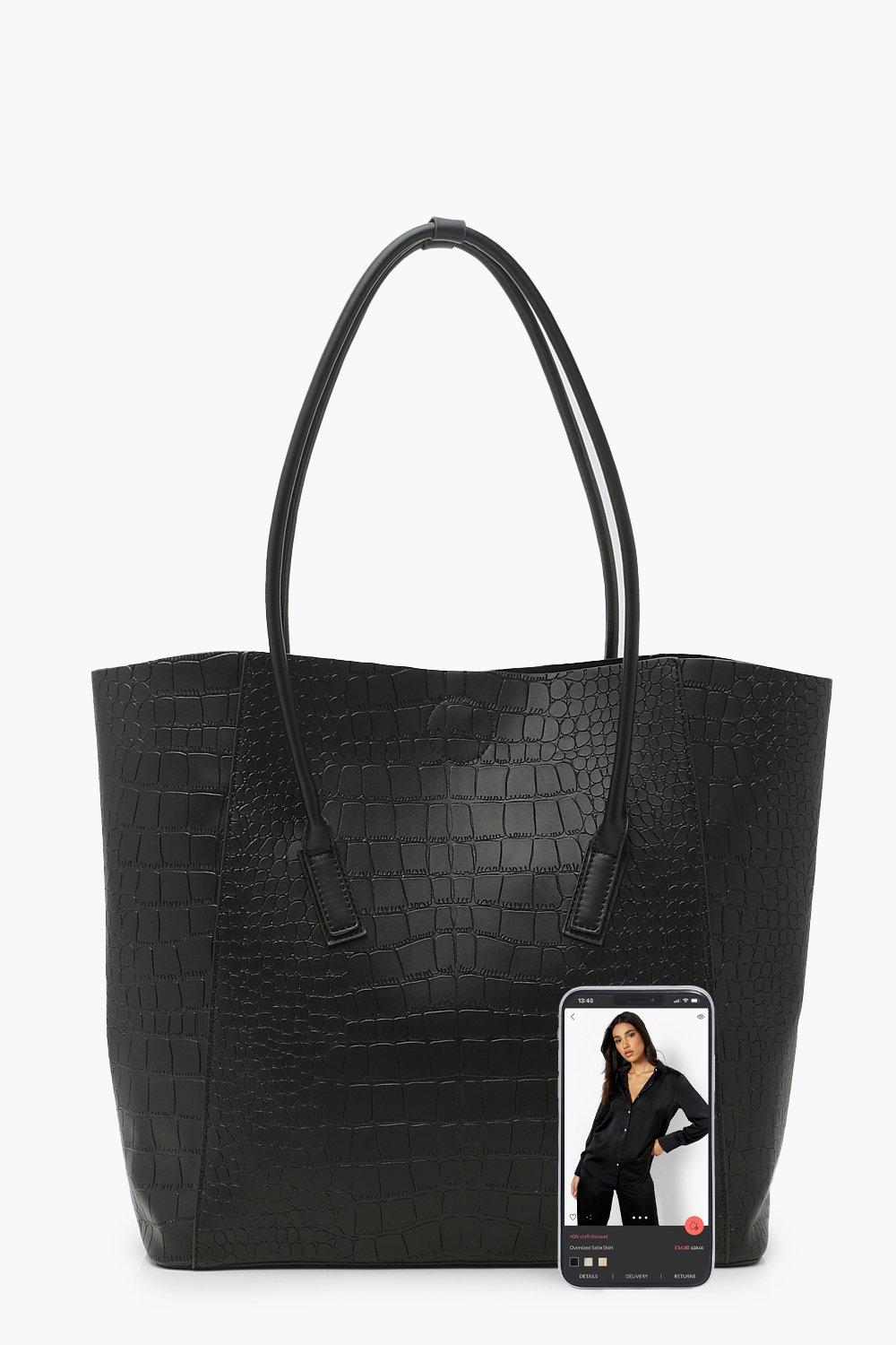 Croc shopper outlet bag